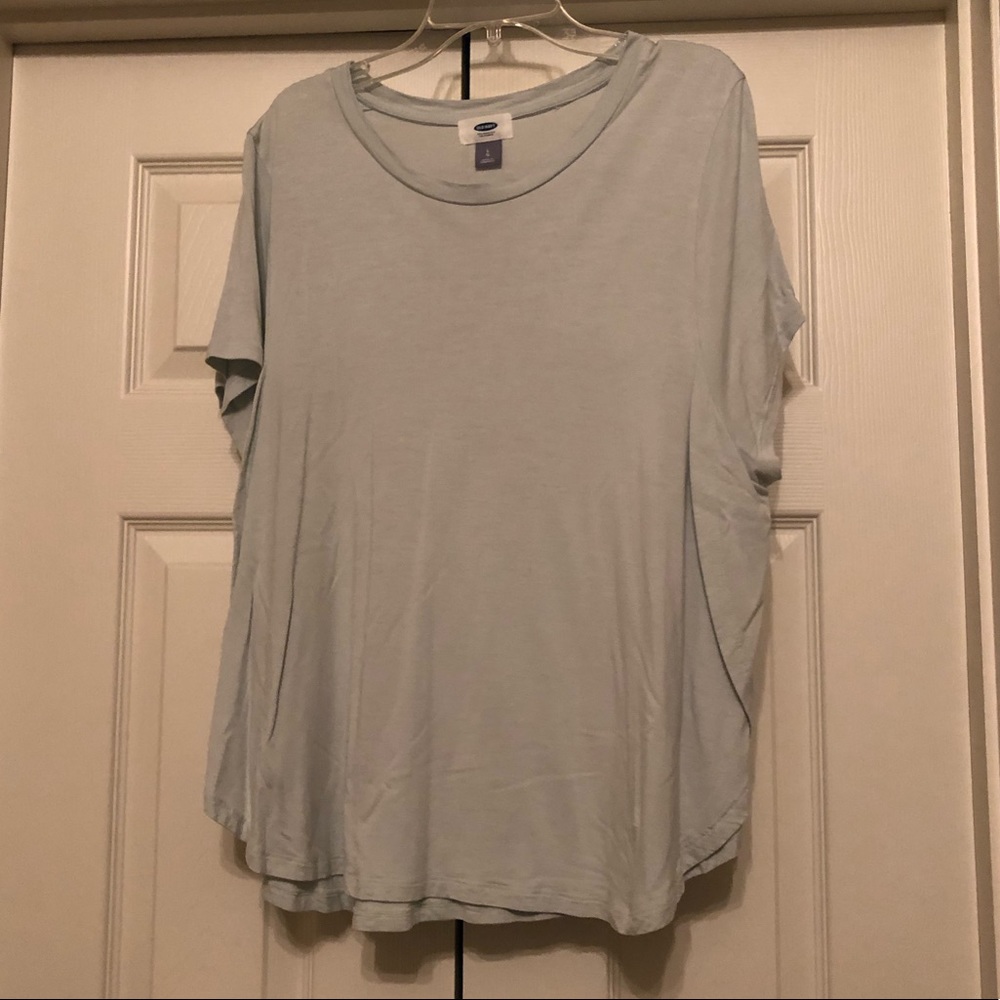 Women’s Seafoam Green Tee with Slit